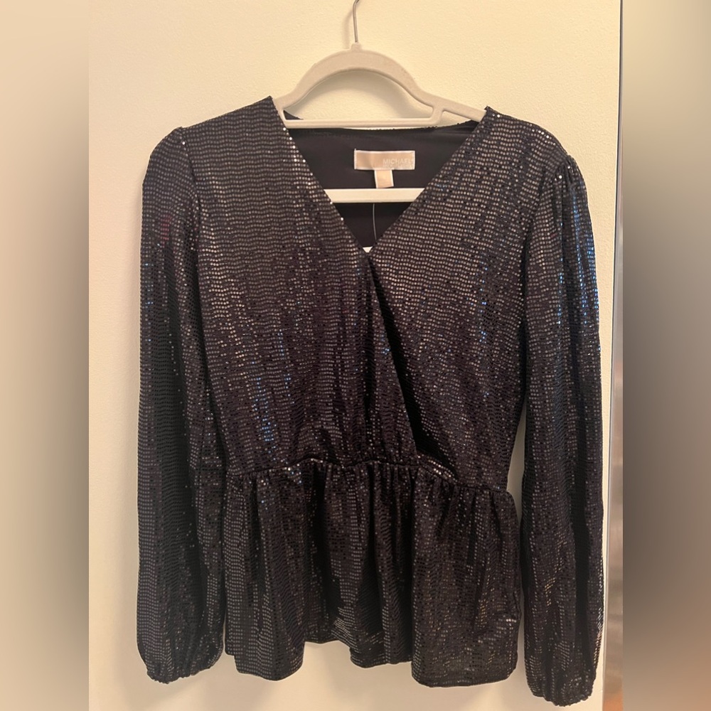Metallic Crossover Top - Picture 2 of 6